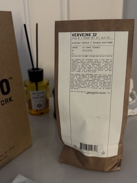 Свеча le labo verveine