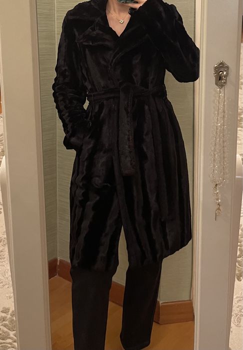 Невероятно красиво черно палто Toi&Moi