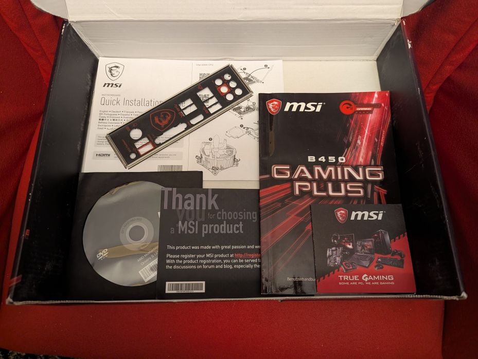 Ryzen 5 5600 + дъно MSI B450 GAMING + 32GB RAM памет /опция SSD