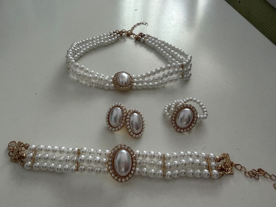 Set perle dama,set bijuterii