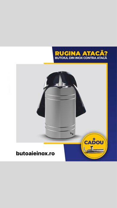 NOU Butoi inox 30 litri  dop filet