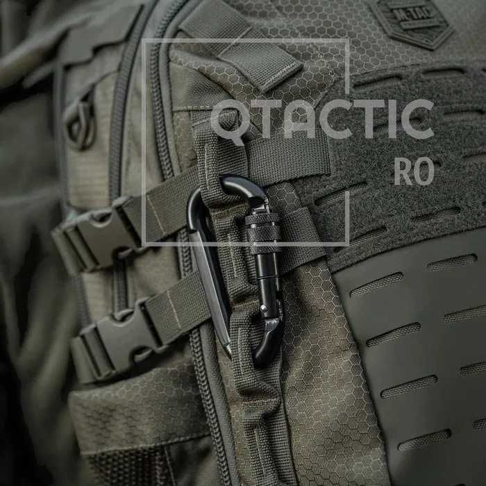 Carabiniera din aluminiu cu filet (rucsac, lesa, chei, ham )  - 80kg