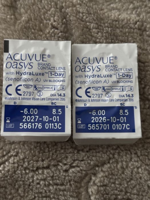 Линзы для глаз, -6