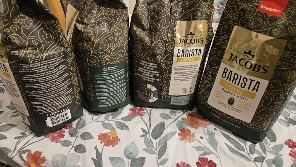 Cafea Jacobs Barista Crema boabe 1 kg