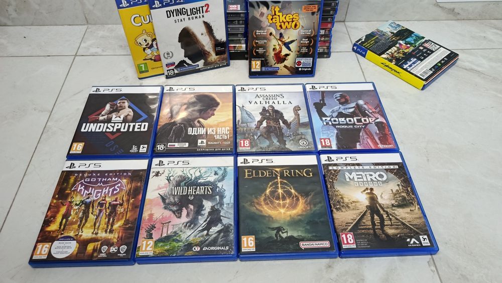 Диски на Playstation 5