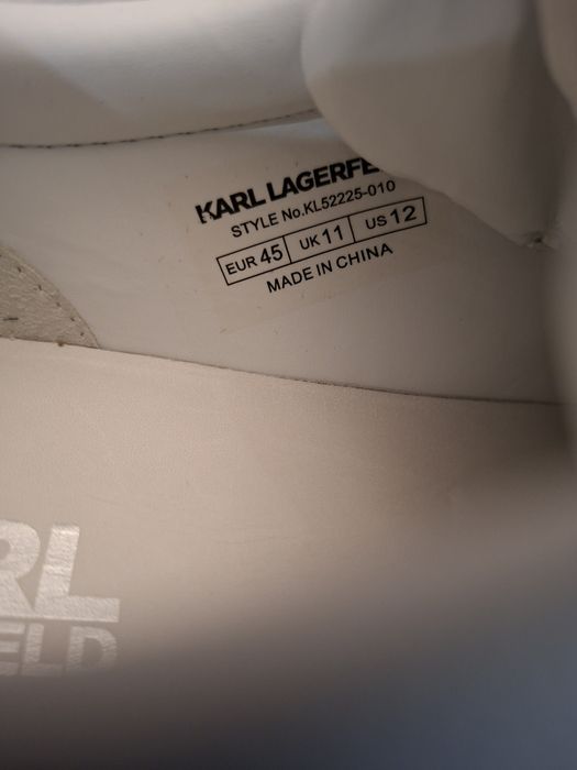 Кожени кецове Karl Lagerfeld