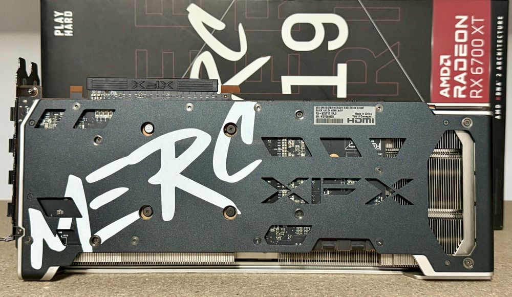 Placa video XFX Radeon RX 6700 XT Speedster MERC 319 Black 12GB GDDR6