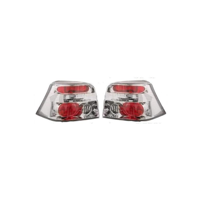 Set stopuri tuning, lampa VW Golf 4 Hatchback 08.1997-09.2003 stanga/dreapta, silver/transparent, fara suport becuri