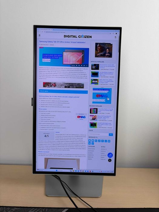 Samsung Odyssey G6 G60SF, Monitor Gaming 27" OLED cu refresh de 500Hz