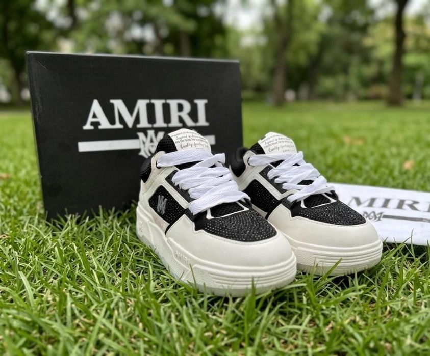 Adidasi Amiri MA1 Mesh Glitter Pietre - Full Box