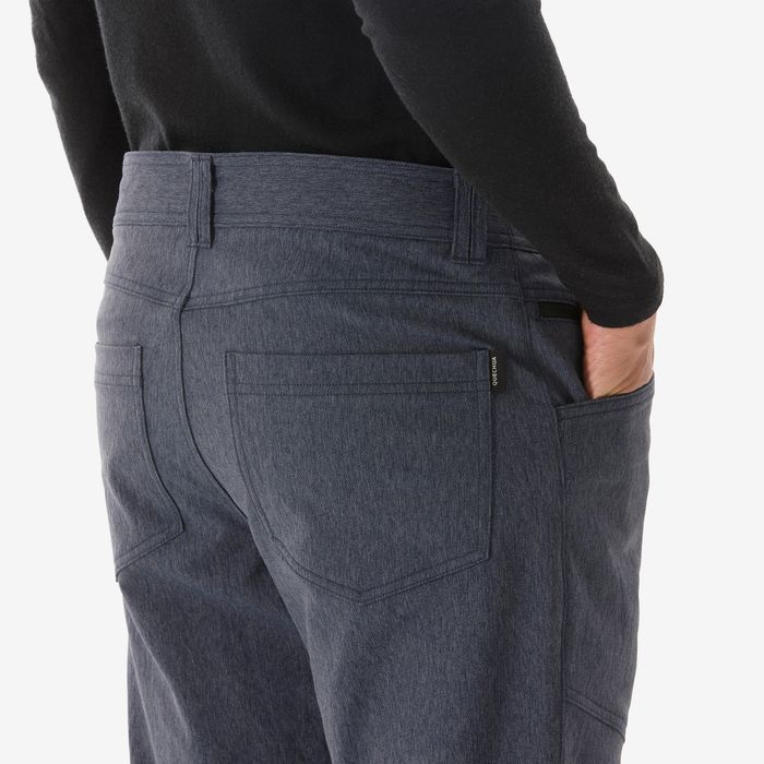 Pantaloni de drumeție 0° din denim - produs resigilat Decathlon