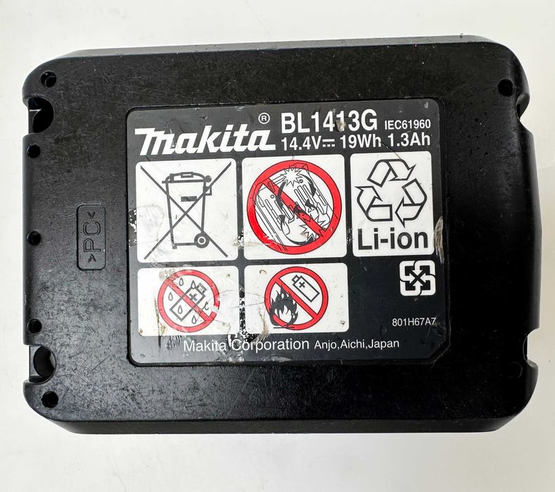 Makita BL1413G - Акумулаторна литиево-йонна батерия 14.4V 1.3Ah