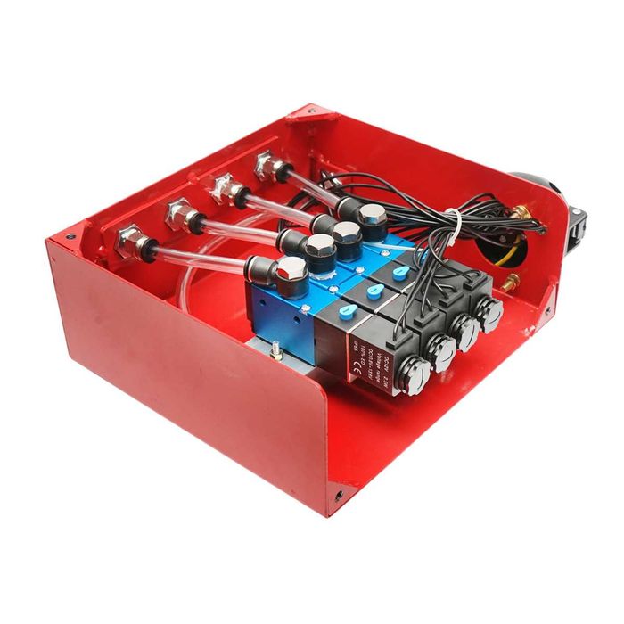 Caseta de electroventile pentru troliu 12V 2 inchis/2 deschis pentru tractor Taf