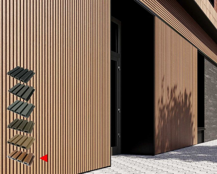 RIFLAJ WPC pentru exterior perete