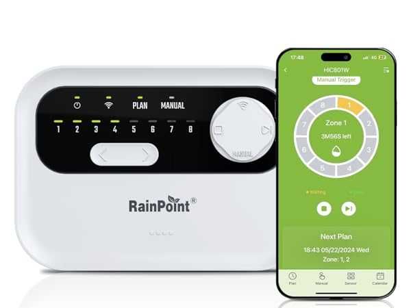 Контроллер полива | RainPoint HIC801W | Sugorish taymeri | Программато