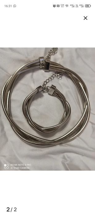 Продам новый набор ожерелье и браслет