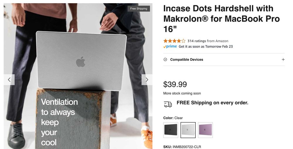 Калъф за MacBook Pro (2021), Incase