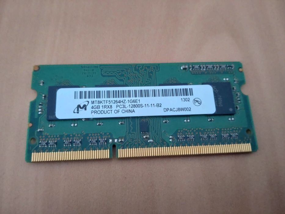 RAM laptop 8GB DDR3L 1600MHz (2x4GB) Kingston HyperX + Micron