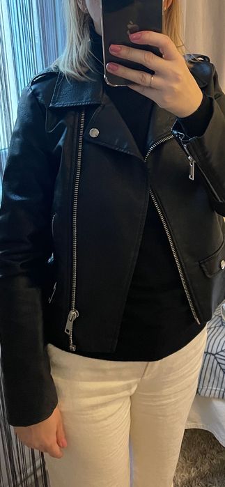 Geaca imitatie piele Noua
