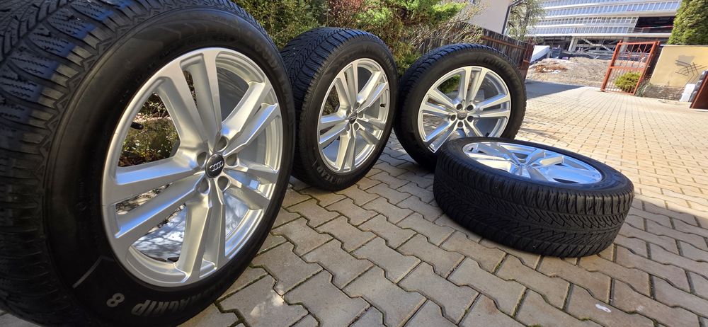 Roti complete pe 20 IMPECABILE, jante, genti, jenti gama vag.
Audi Q7,