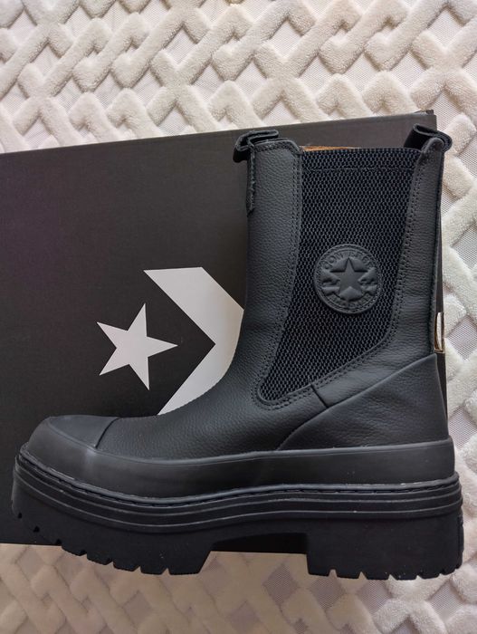 боти CONVERSE естествена кожа, 40/40,5 р-р нови с кутия