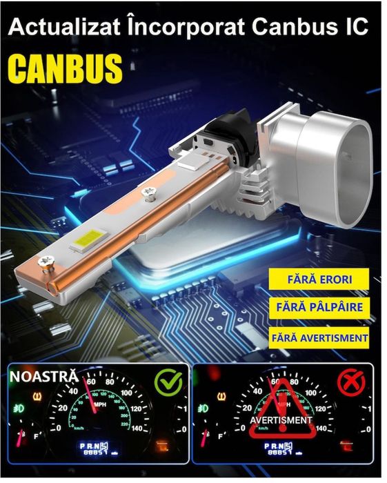 Set 2 Buc. Bec H11 Led auto