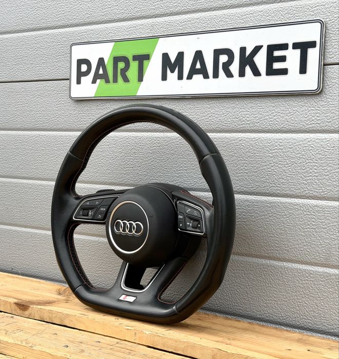 Скосен Волан AUDI A4 S4 B9 Черен конец