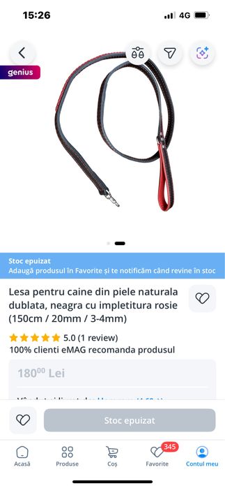 Lesa caine piele naturala