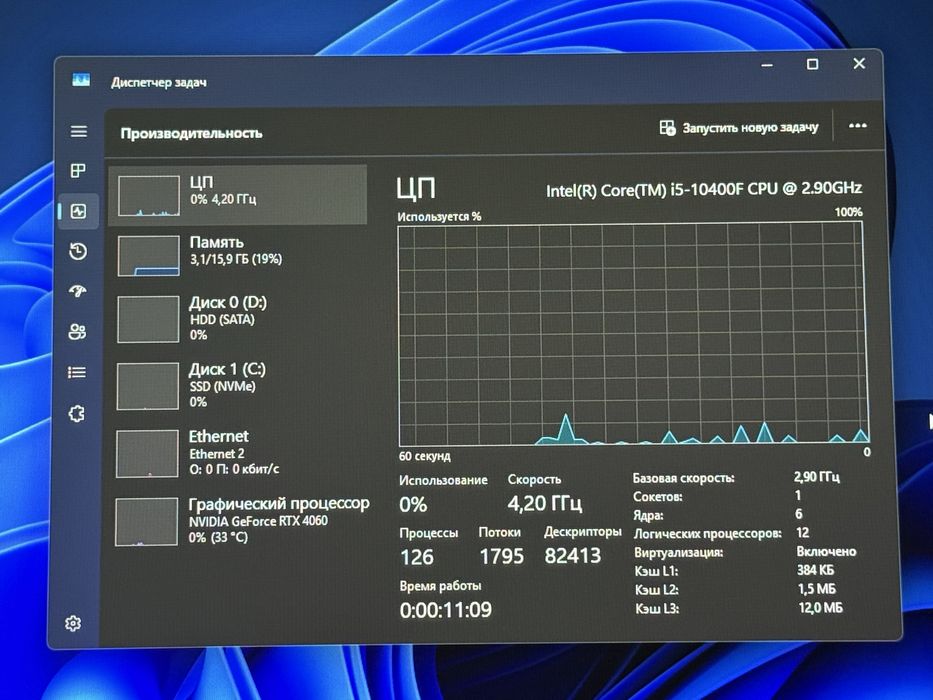 Игровой компьютер RTX 4060