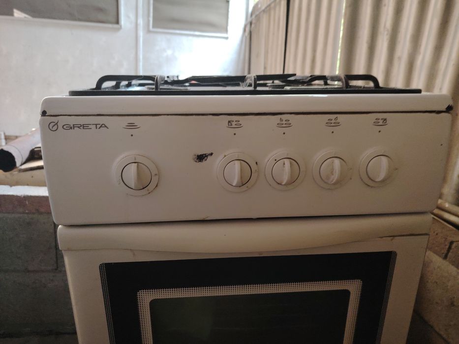 Газовая плита Gret, 4 комфорки.