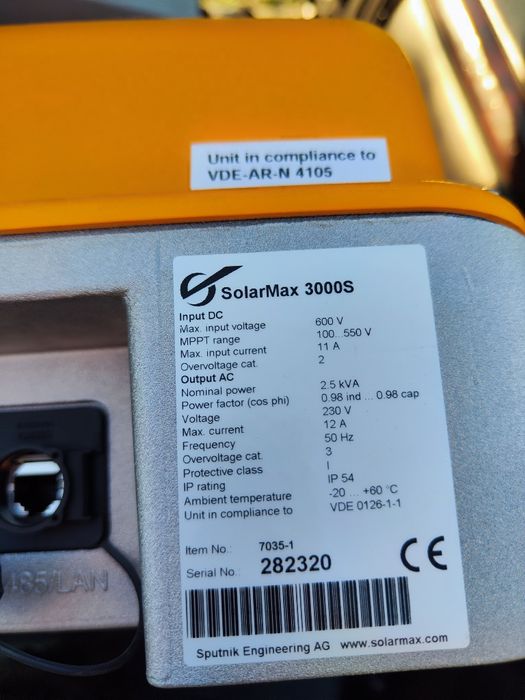 Инвертор SolarMax 3000s