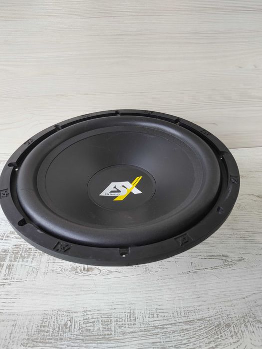 Като нов! 12" Субуфер ESX ES 124 (500W Max / 4 Ohms) – Перфектен бас