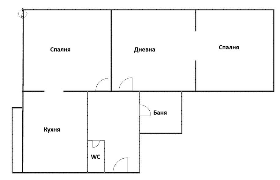 Продава се Тристаен апартамент в София, Оборище - 80 кв.м за 2040 €/кв.м - Снимка #1