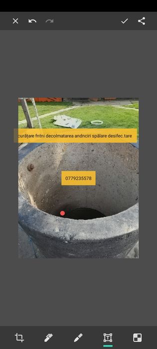 Curățare fntni decolmatarea
