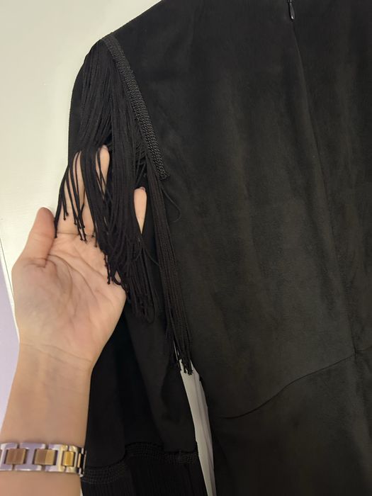 Велурена рокля ZARA