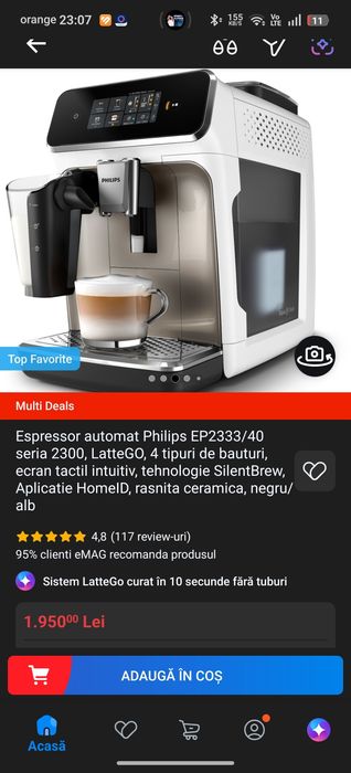 Espressor Philips EP2333