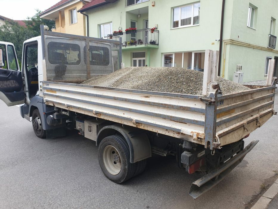 Vand nisip sort pietris piatra pamant negru transport la domiciliu