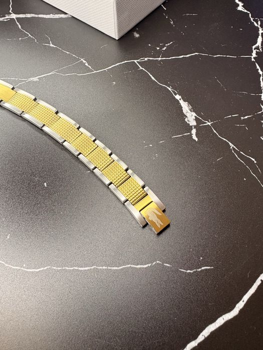 Brățară Lacoste Bicolor Gold/Silver – Elegantă | Cu cutie și săculeț