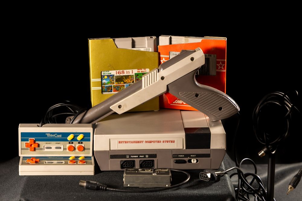 Consolă Retro NS-81 – Entertainment Computer System – Vintage, Made in Taiwan
