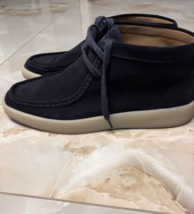 Мъжки боти естествен велур Boss