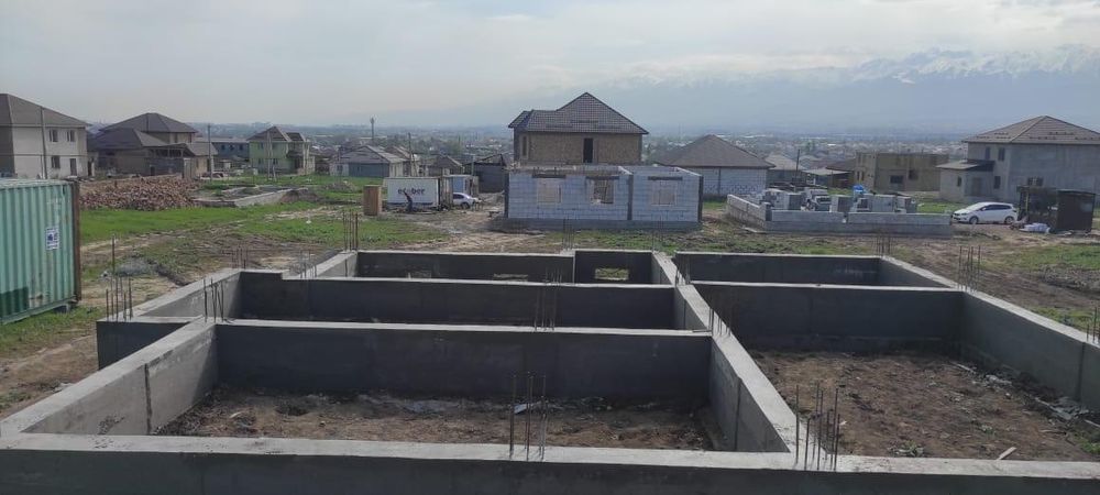 Заливка фундамент