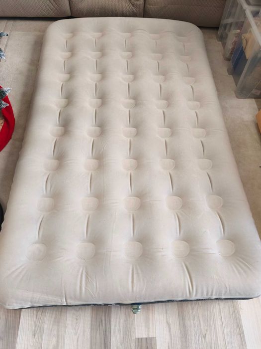 Saltea gonflabila, 2 persoane, 190x120 cm + pompa de picior