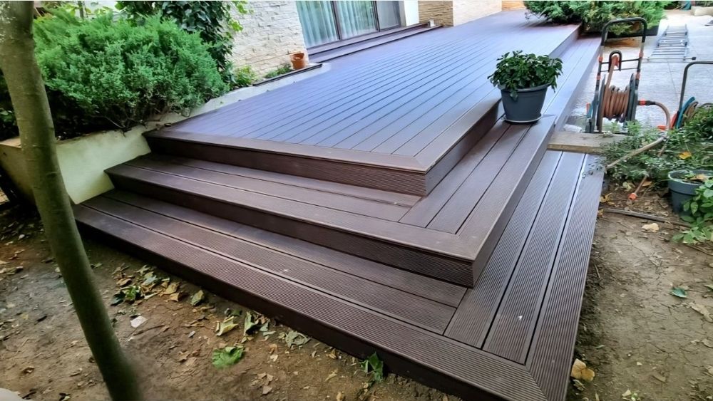 Pardoseală DECK WPC – Montaj la cheie | Terase, balcoane, piscine