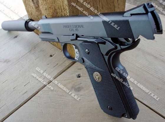 Pistol Airsoft *MODIFICAT* bile 6 mm NOU + MUNITIE Co2 gazarc