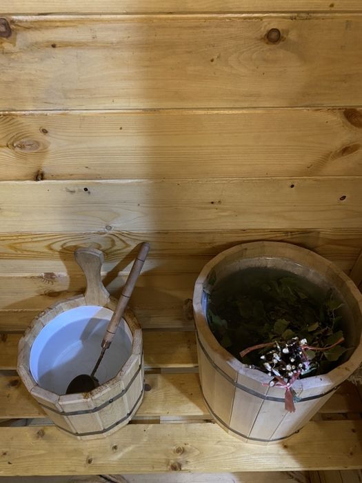 Семейная баня на дровах