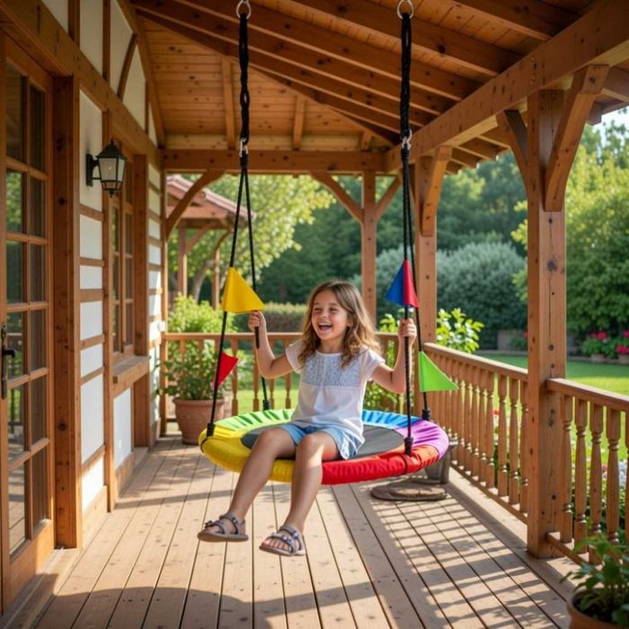 Люлка "Щъркелово гнездо"  здрава, удобна за деца и възрастни -