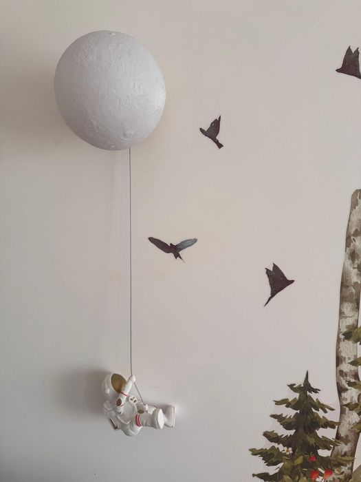 Set 2 buc aplice luna și astronaut