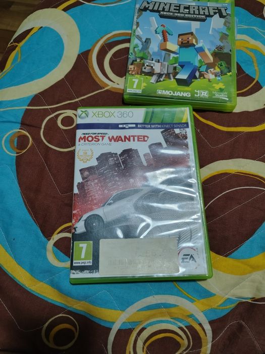 Jocuri de Xbox 360,MINECRAFT și NEED FOR SPEED