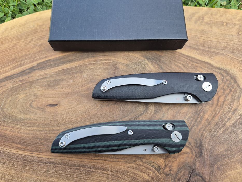 Сгъваем джобен нож SHIROGOROV,стомана D2,Axis Lock,два цвята,SH206