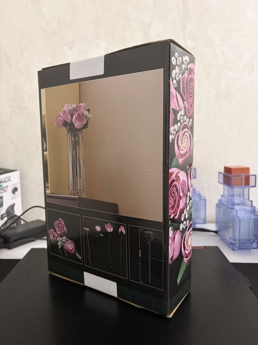 конструктор букет розовых роз лего